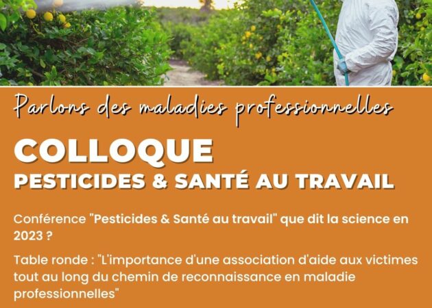 Colloque pesticides & santé au travail