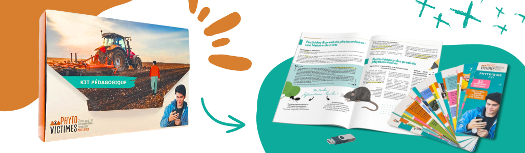 Kit pedagogique phyto-victimes pour sensibiliser les jeunes aux risques phytosanitaires 2024